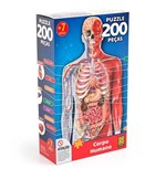 Ficha técnica e caractérísticas do produto Puzzle Corpo Humano 200 Peças Grow