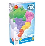 Ficha técnica e caractérísticas do produto Puzzle Mapa do Brasil 200 Peças Grow