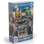 Ficha técnica e caractérísticas do produto Puzzle Quebra Cabeça 200 Peças Liga da Justiça Batman Grow