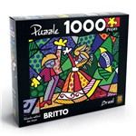 Puzzle Quebra Cabeça Romero Britto Brazil 1000 Peças Grow