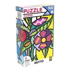 Ficha técnica e caractérísticas do produto Puzzle Romero Britto Flower 500 Peças Grow