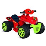 Ficha técnica e caractérísticas do produto Quadriciclo Infantil Elétrico Adventure Bandeirante - Vermelho