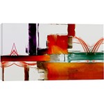 Ficha técnica e caractérísticas do produto Quadro Abstrato Quadrados Vermelhos em Impressão Digital 55x100cm - Uniart
