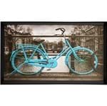Ficha técnica e caractérísticas do produto Quadro Amsterdam Bike Azul 90x60cm Inspire