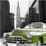 Ficha técnica e caractérísticas do produto Quadro Carro Verde Impressão Digital 30x30 Cm Verde Uniart - Única