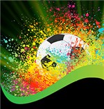 Ficha técnica e caractérísticas do produto Quadro Copa Mundo Bola (30x30x2,7cm) - Uniart