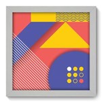 Ficha técnica e caractérísticas do produto Quadro Decorativo - Abstrato - 22cm X 22cm - 242