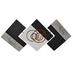 Ficha técnica e caractérísticas do produto Quadro Decorativo Abstrato Sala, Sala de Jantar