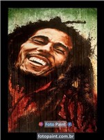 Ficha técnica e caractérísticas do produto Quadro Decorativo Bob Marley - Foto Paint