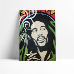 Ficha técnica e caractérísticas do produto Quadro Decorativo - Bob Marley Smoke - Quadro 20x30