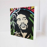 Ficha técnica e caractérísticas do produto Quadro Decorativo - Bob Marley Smoke - Tag 16x16