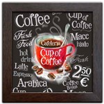 Quadro Decorativo C/ Moldura Tema Café Coffee Q-306