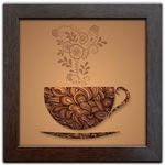 Ficha técnica e caractérísticas do produto Quadro Decorativo C/ Moldura Tema Café Coffee Q-347