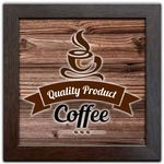 Ficha técnica e caractérísticas do produto Quadro Decorativo c/ Moldura Tema Café Coffee Q-354