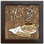 Ficha técnica e caractérísticas do produto Quadro Decorativo c/ Moldura Tema Café Coffee Q-352