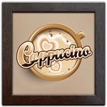 Ficha técnica e caractérísticas do produto Quadro Decorativo c/ Moldura Tema Café Coffee Q-371