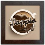 Ficha técnica e caractérísticas do produto Quadro Decorativo c/ Moldura Tema Café Coffee Q-373