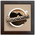 Ficha técnica e caractérísticas do produto Quadro Decorativo c/ Moldura Tema Café Coffee Q-372
