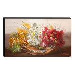 Ficha técnica e caractérísticas do produto Quadro Decorativo Canvas Floral 60x105cm-qf14