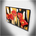 Ficha técnica e caractérísticas do produto Quadro Decorativo Canvas Floral 60x105cm-QF25