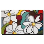 Ficha técnica e caractérísticas do produto Quadro Decorativo Canvas Floral 60x105cm