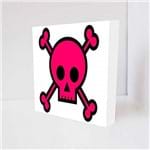 Ficha técnica e caractérísticas do produto Quadro Decorativo - Pink Skull - Tag 16x16