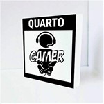 Ficha técnica e caractérísticas do produto Quadro Decorativo - Quarto Gamer - Tag 16x16
