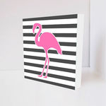 Ficha técnica e caractérísticas do produto Quadro Decorativo - Silhueta Flamingo - Tag 16x16