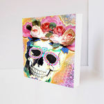 Ficha técnica e caractérísticas do produto Quadro Decorativo - Skull Frida - Tag 16x16
