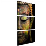 Ficha técnica e caractérísticas do produto Quadro em Canvas Buda Multicolorido Decorativo Interiores em Canvas Qualidade de Galeria de Arte