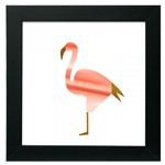 Ficha técnica e caractérísticas do produto Quadro Flamingo 30X30 C/Vidro-Kapos