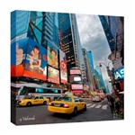 Ficha técnica e caractérísticas do produto Quadro Impressão Digital Nova York Colorido 30x30cm Uniart