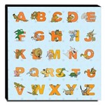 Ficha técnica e caractérísticas do produto Quadro Infantil Alfabeto Inglês Canvas 30x30cm-INF112
