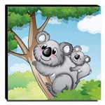 Ficha técnica e caractérísticas do produto Quadro Infantil Animais Koala Canvas 30x30cm-INF177