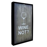 Ficha técnica e caractérísticas do produto Quadro Porta Rolhas Wine Not - Preto