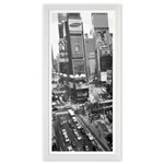 Ficha técnica e caractérísticas do produto Quadro Times Square Kapos Branco 54x27cm - Branco