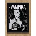 Ficha técnica e caractérísticas do produto Quadro Vampira Vintage Poster Decoração Quarto Sala