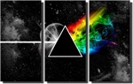 Ficha técnica e caractérísticas do produto Quadros Decorativos Pink Floyd 3 Peças