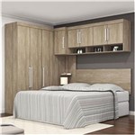 Ficha técnica e caractérísticas do produto Quarto Modulado Casal Módena 5 Peças Composição 3 Demóbile - MARROM CHOCOLATE