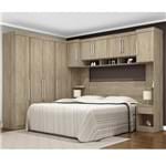 Ficha técnica e caractérísticas do produto Quarto Modulado Casal Módena 7 Peças Composição 1 Demóbile