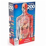 Ficha técnica e caractérísticas do produto Quebra Cabeça 200 Peças Corpo Humano - Grow - 03937