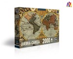 Ficha técnica e caractérísticas do produto Quebra-Cabeça 2000 Peças - Mapa Mundi Século XVII - Game Office