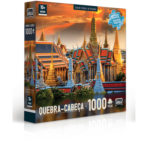 Ficha técnica e caractérísticas do produto Quebra-cabeça 1000 Peças Palácio de Bangkok