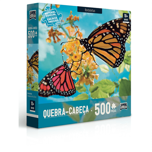 Ficha técnica e caractérísticas do produto Quebra-cabeça 500 Peças - Borboletas