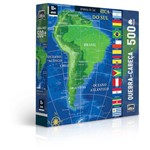 Ficha técnica e caractérísticas do produto Quebra-cabeça 500 Peças - Mapas - América do Sul