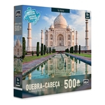 Ficha técnica e caractérísticas do produto Quebra Cabeça 500 Peças Maravilhas Mundo Moderno Taj Mahal