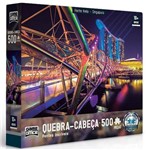 Quebra-cabeça - 500 Peças - Pontes Incríveis - Ponte Helix - Singapura - Toyster
