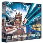 Quebra-cabeça - 500 Peças - Pontes Incríveis - Tower Bridge - Londres - Toyster