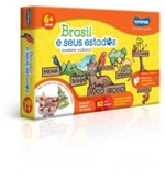 Ficha técnica e caractérísticas do produto Quebra-Cabeça 82 Peças Brasil e Seus Estados 2058 Toyster - 1