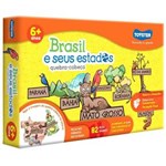Ficha técnica e caractérísticas do produto Quebra Cabeça Brasil e Seus Estados - 82 Peças - Toyster